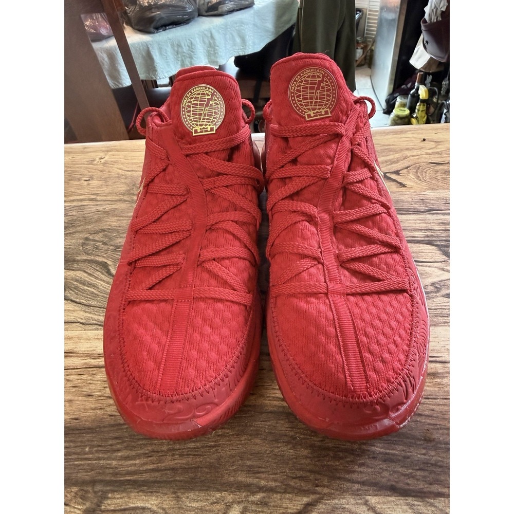Nike LeBron 17 Low x Titan Philippines Red Gold CD5008-600 Men's Size 10.5